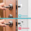 Wall Door Handle Plug, Silicone Transparent Anti-Collision Sticker 3