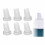 6-Pack Silicone Bite Valve Replacement for Water Bottles, Durable Moutiece for Hydration Bottles 2