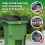 Trash Can Lock,Garbage Can Lock for Animal with Metal Claw 2pc 4