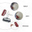 2-Pack Pizza Dough Docker Tool with Rolling Wheel for Hole Punching 3