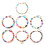Trendy chokers ketting van harskralen, elastisch koord,-3 2