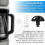 2 Sets Coffee Machine Brew Basket Spring Loaded Stopper Kits, Replacement Coffee Maker Parts 4