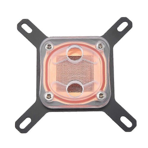 For CPU Water Cooling Head,Black Bracket Transparent Cover 2