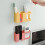 Punch Free Wall Mounted Organizer Remote Control Storage Box 4