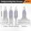 4-Pack Multi-Use Scraper Blades for Reciprocating Saws with Tool Attachments and Adapter Accessories 2