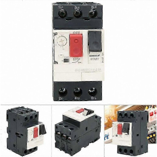 Circuit Breaker for Motor Protection 1.6-2.5A Range with Switch Functionality 1