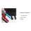 Plastic zipper puller, plastic puller, red 5