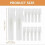 12-Pack Small Clear Spray Bottles for Perfume, Portable and Travel-Friendly Atomizer Containers 3