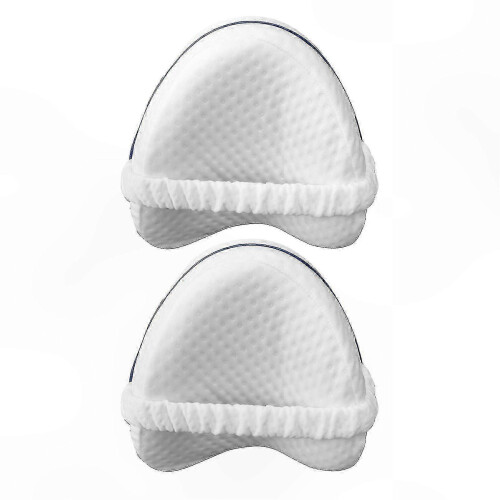 Soft Breathable Knee Pillow Covers with Zipper and Elastic Strap for Leg Support 1