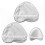 Soft Breathable Knee Pillow Covers with Zipper and Elastic Strap for Leg Support 3