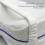 Soft Breathable Knee Pillow Covers with Zipper and Elastic Strap for Leg Support 4