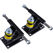1 Paar Skateboard-Halterungen, Skateboard-Brückenbasen, leichtes Aluminium, schnelle Reaktion, einfache Farbanpassung