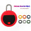 Protective Silicone Sleeve for Clip 3 Bluetooth Speaker, Anti-Scratch Carry Case (Black) 2