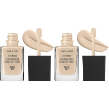 Wet n Wild Photo Focus Matte Liquid Foundation Neutral Soft Ivory, Vegan & Cruelty-Free (Pack of 2)