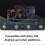 Wireless MIDI Foot Controller with 4 Rechargeable Buttons, Portable Bluetooth Chocolate Pedal for APP Control 5