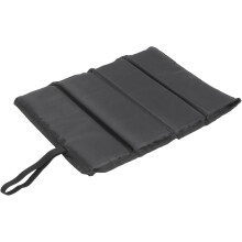 Tapis de camping pliable et imperméable en tissu Oxford noir, tapis d'extérieur portable