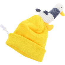 Housse élastique pour casque de ski, motif poussins et oiseaux jaunes, taille universelle 55-62 cm