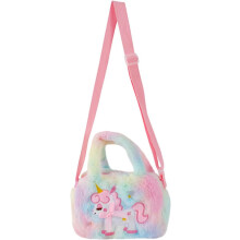 Einhorn-Plüschhandtasche, leichte Umhängetasche