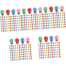 1000 sztuk drewnianych figurek biedronek w miniaturze, małe dekoracje biedronek