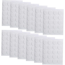 Pegatinas autoadhesivas de doble cara para mechas de velas (12 hojas)