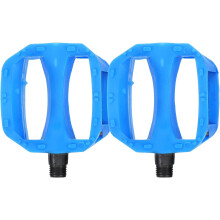’s Bicycle Pedals 1 Pair Blue Non-Skid Plastic Pedals for Mountain Bike Tricycle Replacement Suitable