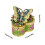 Forme de papillon, conception peu encombrante, support-Vert 4