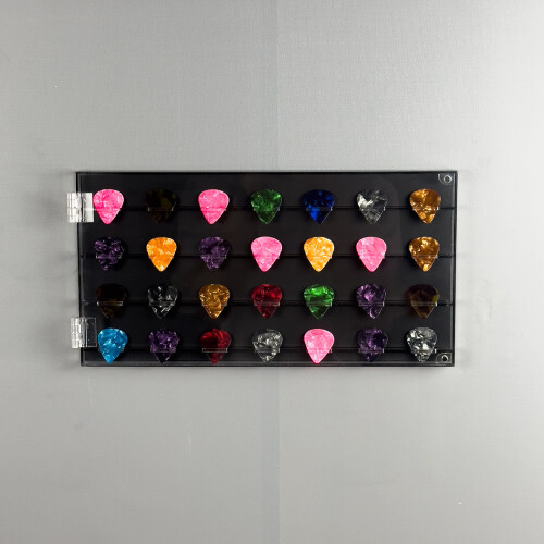 Guitar Pick Display Box Case Guitar Pick Holder Gift for-C 2