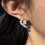 Fashionable Angel Devil Wing Earrings Unique Statement Ear Studs 7