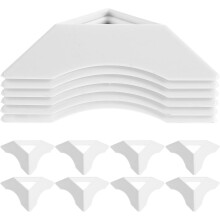 Lot de 20 supports triangulaires en plastique pour cubes, puzzles et puzzles.