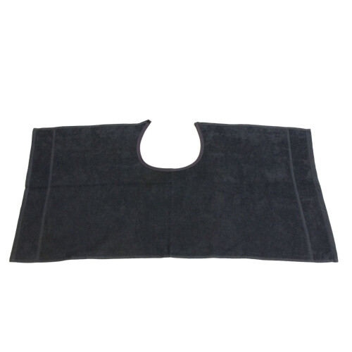 Finetex Halsausschnitt Handtuch 50 x 90 cm anthrazit