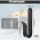 Black Surfboard Wall Mount Rack for Home and Garage Storage Solutions 2