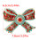 Broche à nœud papillon en strass, Design élégant, épingle à 3