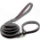 Adjustable Leather Dog Leash with Secure Slider for Training and Walking 3