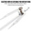 2 Pc Roasting Fork Pink Pan Creative Electronic Oven Food Fork Durable Rotating Grill Fork Fish Meat Grilled Fork 2