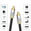 Fiber Optic Audio Cable 15m Type A SPDIF Toslink Gold-Plated Connector 3