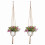 Hanging Planter Bag with Iron Ring, 90cm - Durable Hemp Material for Plants 3