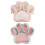 Trendy Unisex Cats Claws Design Rucksacks Display Backpack-Pink 2