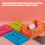 Multipurpose Desktop Organiser Storage Container-Tangerine 5