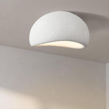 Plafonnier LED moderne E27 à luminosité réglable, 3 couleurs de lumière, gris, 20 cm