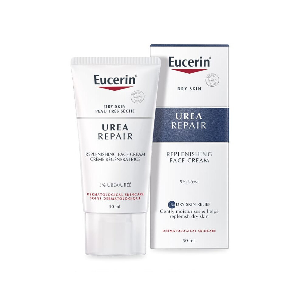 Cream Eucerin 5% Urea Face 50Ml Nourishing Facial Moisturizer For Dry & Sensitive Skin Care
