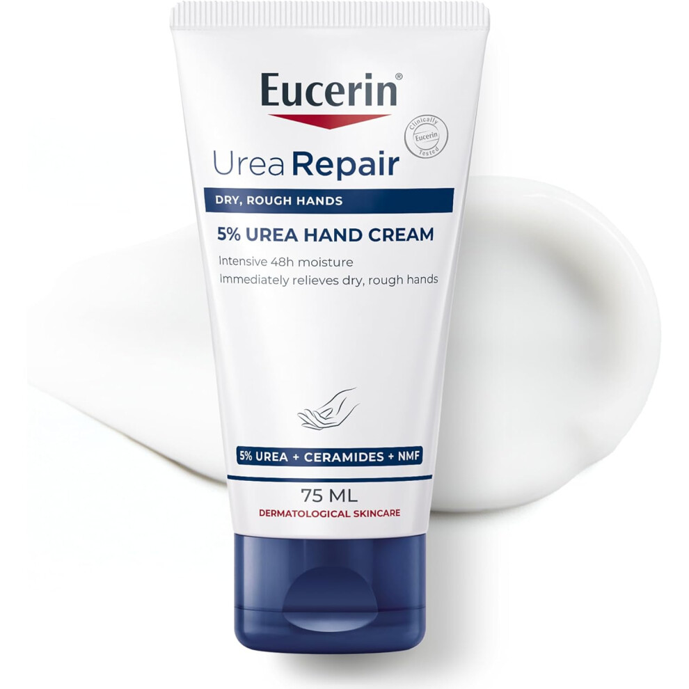 Cream Eucerin 5% Urea Hand 75Ml Intensive Hand Repair & Moisturizing Care For Dry Hands