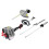 Switzer SwitZer Petrol 52CC 5 in 1 Garden Tool, Multi Function Petrol Garden Tool Grey 3