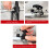 Switzer SwitZer Petrol 52CC 5 in 1 Garden Tool, Multi Function Petrol Garden Tool Grey 9