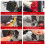 Switzer SwitZer Petrol 52CC 5 in 1 Garden Tool, Multi Function Petrol Garden Tool Grey 8