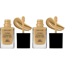 wet n wild Photo Focus Dewy Liquid Foundation Makeup, Desert Beige (Pack of 2)
