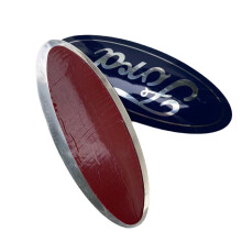 Adhesivo de aluminio para coche, etiqueta para parachoques delantero y puerta trasera, decorativo resistente al desgaste