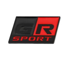 Adesivo logo GR Sport per auto, etichetta per griglia anteriore e cofano, compatibile con Toyota Yaris GR Sport