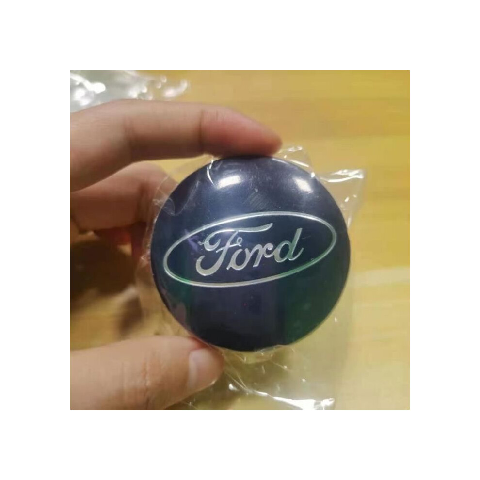 4Pcs 54Mm Wheel Centre Hub Caps Emblem Compatible With Focus Fiesta Mondeo Escort Ecosport Kuga Blue 6083684349805