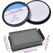 Set di 4 filtri HEPA per aspirapolvere, compatibili con Compact Power XXL RO4825 RO4871 RO4855 RO488, alta efficienza, ricambio per uso domestico