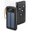 20000mAh Solar Power Bank with 4 Built-In Cables, 6 Outputs, 3 Inputs, LED Display and Flashlight 1